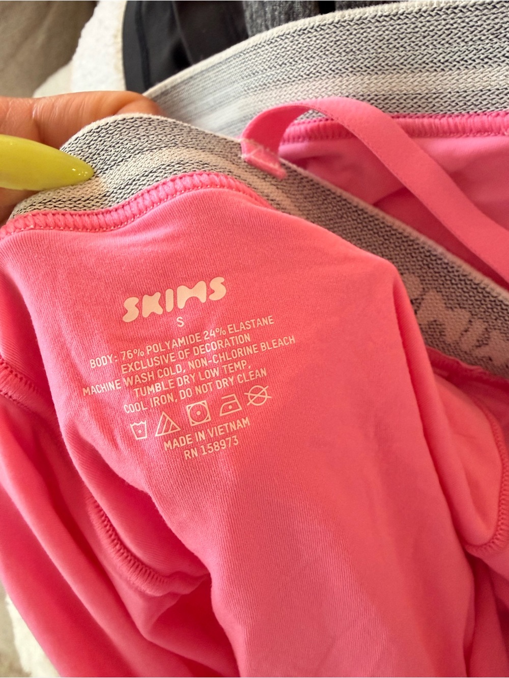 SKIMS Pink Tennis Skirt (M) with Matching Bodysuit (S) - Picture 4 of 5